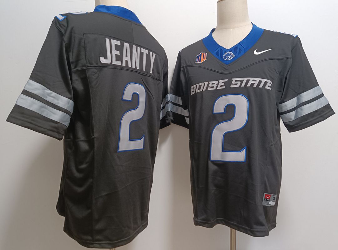 Men Boise State Broncos #2 Jeanty Black 2025 Nike Limited NCAA Jersey style 1->more ncaa teams->NCAA Jersey